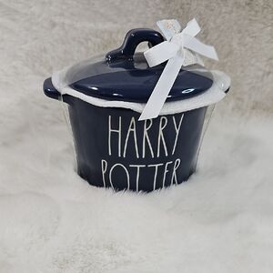 Rae Dunn Harry Potter Hogwarts Lidded Canister Ramekin  Bakeware